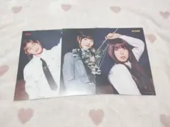 ME:I HIFIVE フライヤー　石井蘭　飯田栞月　高見文寧