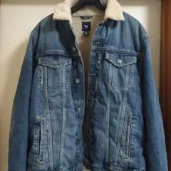 Gap デニムジャケット M ボア裏地付き