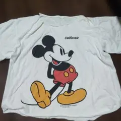 80s-90s ヴィンテージ ミッキーシャツ by Sherry Mfg