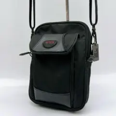 レア ビンテージ90s TUMI ブラックナイロンショルダーバッグ