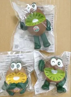 Zespri　ゼスプリ　キウイブラザーズ　フィギュア　3点セット