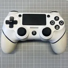 動作確認済み PS4 互換品 ワイヤレスコントローラー ホワイト