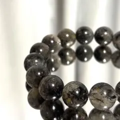 ブラックルチルクォーツ ✧ 守護と前進 粒14mm 内径19cm 重量55g