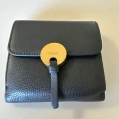 Chloe クロエ 三つ折り財布 INDY インディー　ブラックのサムネイル