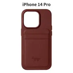 メゾンキツネ Magsafeカード付 iPhone 14 Pro ケース レッドのサムネイル