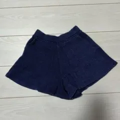 UNIQLO キッズ キュロット ネイビー　Sサイズ