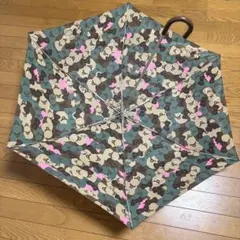 ハローキティ 折りたたみ傘　カモフラージュ　迷彩柄