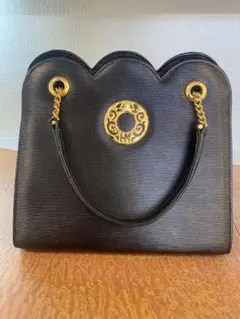 モリハナエ　ハンドバッグ　フォーマル　ブラック