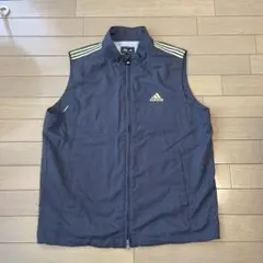 00’s adidas ナイロンベスト グレー