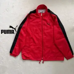 PUMA トラックジャケット メンズ 長袖 スポーツ 薄手軽量 赤 【M】