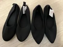 新品未使用　フラットシューズ バレエシューズ　LLサイズ　しまむら