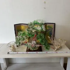 結納品 松の木と鶴の装飾