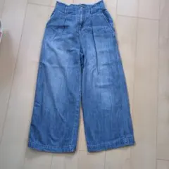 ハイウエスト ワイドデニムパンツのサムネイル