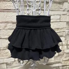 Ran୨୧様専用です。 現品のみ　犬用 ブラックフリルスカート　ウエスト30cm
