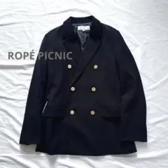 ロペピクニック　ROPÉ PICNIC 金ボタン　ダブルジャケット　紺ブレ　M