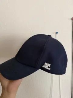 courrèges キャップ ネイビーのサムネイル