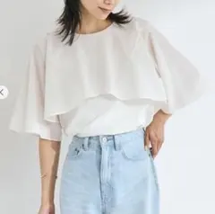 seventen ストラップリボントップス 白 M - メルカリ