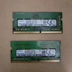 SAMSUNG ノートPC用メモリ 8GB 2枚セット 計16GBのサムネイル