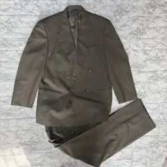 DURBAN ダブルスーツ 背抜き レトロ カジュアル