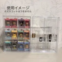 【2個セット】蓋付きクリア収納ケース　6トレー