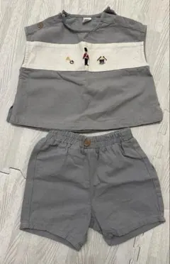 ノースリーブ トップス 80cm セットアップ cottoli コトリ