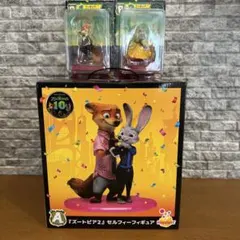 Happyくじ ハッピーくじズートピア フィギュア A賞とB賞、 EとH賞