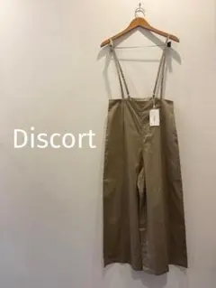 Discort ディスコート　サロペットワイドパンツ　オールインワンのサムネイル