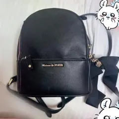 【12月処分予定】Maison de FLEUR ブラック リュック