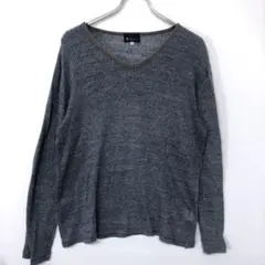 TK MIXPICE 古着 Vネック デコルテあき サマーニット トップス