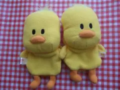 チキンラーメン　ひよこちゃん　ぬいぐるみミトン　手袋　非売品