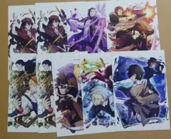 ②文豪ストレイドッグス★アニメイト 特典 ポストカード/太宰治・中原中也など