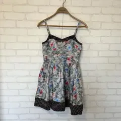 JILLSTUART ノースリーブ　シルク　ミニワンピース