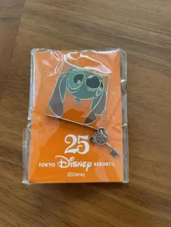 ディズニー　25周年記念ピンバッジ　スティッチ