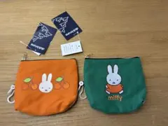ミッフィー★ティッシュポーチ×2 未使用タグ付きのサムネイル