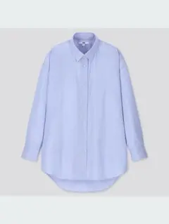 UNIQLエクストラファインコットンオーバーサイズロングシャツ（長袖）　新品
