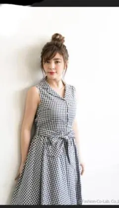 INGNI ギンガムチェック ワンピース M