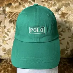 希少　POLO ポロ　キャップ　帽子 CAP グリーン　緑
