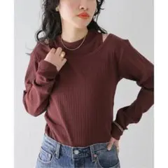 JOURNAL STANDARD 2WAYランダムリブカットソー