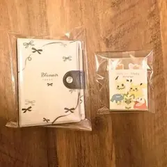 【訳あり/新品未使用】超ワイドシール帳　ブラックリボン ポケモンメモ帳