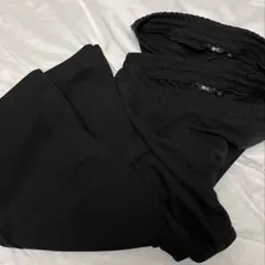 2本セット　ユニクロC スウェットワイドパンツ　ブラック　Lサイズ