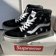 靴 Supreme Playboy Vans Authentic 26.5 Vans Authentic Supreme x Playboy White Men's - VN-OQODD70 - US