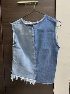 MOUSSY デニムリバーシブルベスト