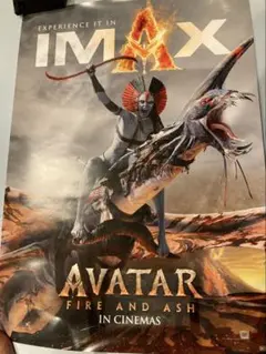 AVATAR FIRE AND ASH IMAX 映画ポスター