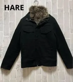 HARE 中綿ジャケット ブルゾン ファー archive グランジ Y2K