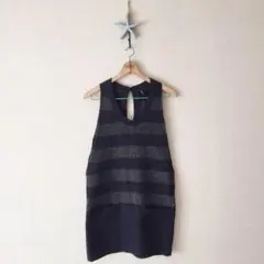 SALE✴︎TANG!✴︎ボーダーニットワンピースチュニック