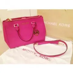 Michael Kors マイケルコース サフィアーノレザー バッグ