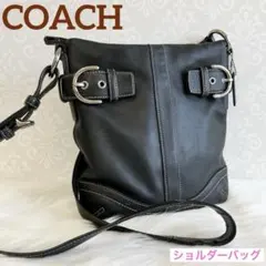 COACH コーチ ショルダーバッグ レザー ブラック No H053-3594のサムネイル