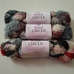 wool CIRCLE 毛糸 3カセ