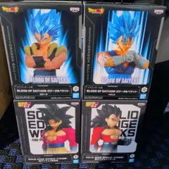 ドラゴンボール 超サイヤ人4孫悟空 ベジータ ゴジータ&ベジット 4種セット
