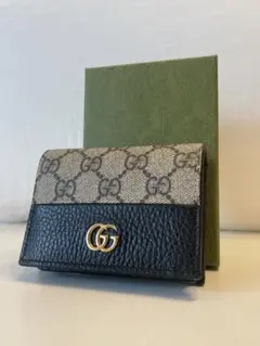 箱付✨極美品✨グッチ 財布 GGマーモント カードケースウォレット
